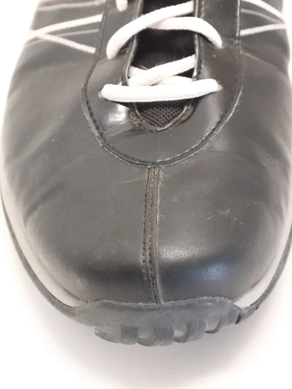 Nike Men's Golf Shoes Lace Up Black Grey Size 10 TAC Soles